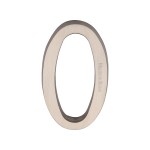 M Marcus Heritage Brass Numeral 0 - Concealed Fix 76mm